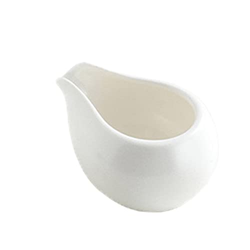 MORYEN Sauciere Keramik-Milchkännchen Sauciere 100 ml Kaffee Kleine Milchtasse Geeignet for den Haushalt Multifunktionaler Sojasaucenkrug 3 Stück Kaffeemilchkännchen Tabletts von MORYEN