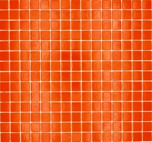 Glasmosaik Mosaikfliese orange Fliesenspiegel Küchenrückwand MOS200-A95 von MOSANI