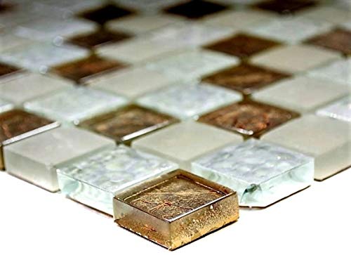Handmuster Mosaikfliese Transluzent champagner Glasmosaik Crystal Lüster champagner MOS88-8LU80_m Handmuster Mosaikfliese Transluzent champagner Glasmosaik Crystal Lüster champagner MOS88-8LU80_m von MOSANI