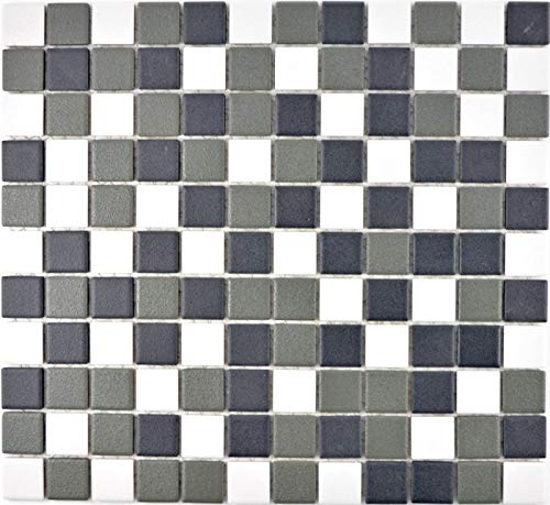 Keramik Mosaik schwarz weiß anthrazit matt DUSCHTASSE BODENFLIESE RUTSCHSICHER RUTSCHHEMMEND - MOS18-2213-R10 Keramik Mosaik schwarz weiß anthrazit matt DUSCHTASSE BODENFLIESE RUTSCHSICHER RUTSCHHEMMEND - MOS18-2213-R10 von MOSANI