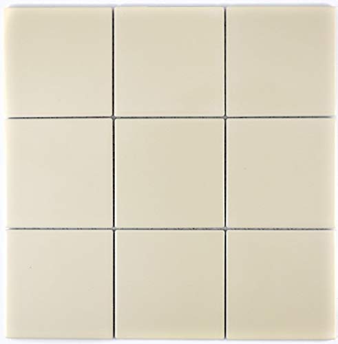 Mosaik Fliese Keramik beige glänzend Fliese WC Badfliese MOS23-1201_f von MOSANI