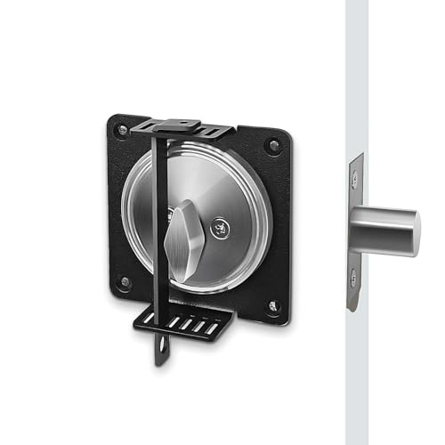 MOSECYOU Deadbolt Switch Lockout Device, Deadbolt Child Safety Lock, Dead Bolt Security Guard Inside, Deadlock Protector Shield for Door (Without Padlock, Switch Lockout Device) von MOSECYOU