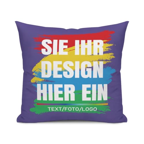 MOSGDBV Personalisierte KissenhüLle Mit Optionaler FüLlung – Mit Text, Namen, Foto Oder Logo Selbst Gestalten – Weicher & Langlebiger Kissenbezug, Personalisierte Geschenk Zum Valentinstag MOSGDBV Personalisierte KissenhüLle Mit Optionaler FüLlung – Mit Text, Namen, Foto Oder Logo Selbst Gestalten – Weicher & Langlebiger Kissenbezug, Personalisierte Geschenk Zum Valentinstag von MOSGDBV