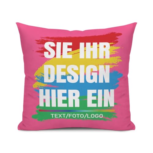 MOSGDBV Personalisierte KissenhüLle Mit Optionaler FüLlung – Mit Text, Namen, Foto Oder Logo Selbst Gestalten – Weicher & Langlebiger Kissenbezug, Personalisierte Geschenk Zum Valentinstag MOSGDBV Personalisierte KissenhüLle Mit Optionaler FüLlung – Mit Text, Namen, Foto Oder Logo Selbst Gestalten – Weicher & Langlebiger Kissenbezug, Personalisierte Geschenk Zum Valentinstag von MOSGDBV