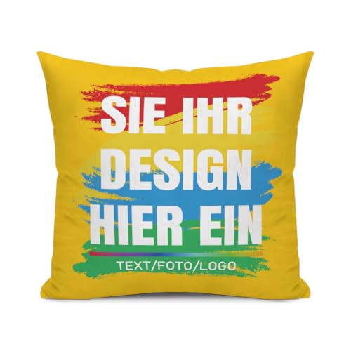 MOSGDBV Personalisierte KissenhüLle Mit Optionaler FüLlung – Mit Text, Namen, Foto Oder Logo Selbst Gestalten – Weicher & Langlebiger Kissenbezug, Personalisierte Geschenk Zum Valentinstag MOSGDBV Personalisierte KissenhüLle Mit Optionaler FüLlung – Mit Text, Namen, Foto Oder Logo Selbst Gestalten – Weicher & Langlebiger Kissenbezug, Personalisierte Geschenk Zum Valentinstag von MOSGDBV