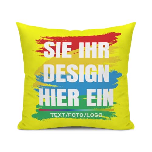 MOSGDBV Personalisierte KissenhüLle Mit Optionaler FüLlung – Mit Text, Namen, Foto Oder Logo Selbst Gestalten – Weicher & Langlebiger Kissenbezug, Personalisierte Geschenk Zum Valentinstag MOSGDBV Personalisierte KissenhüLle Mit Optionaler FüLlung – Mit Text, Namen, Foto Oder Logo Selbst Gestalten – Weicher & Langlebiger Kissenbezug, Personalisierte Geschenk Zum Valentinstag von MOSGDBV