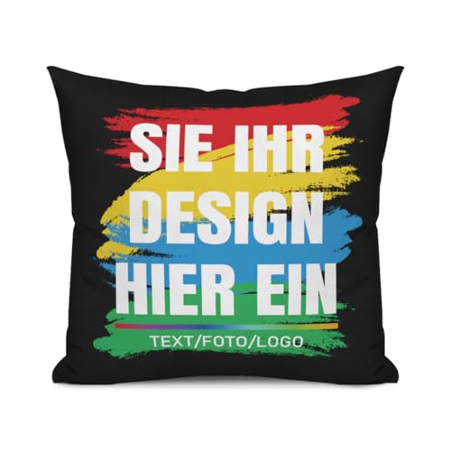 MOSGDBV Personalisierte KissenhüLle Mit Optionaler FüLlung – Mit Text, Namen, Foto Oder Logo Selbst Gestalten – Weicher & Langlebiger Kissenbezug, Personalisierte Geschenk Zum Valentinstag MOSGDBV Personalisierte KissenhüLle Mit Optionaler FüLlung – Mit Text, Namen, Foto Oder Logo Selbst Gestalten – Weicher & Langlebiger Kissenbezug, Personalisierte Geschenk Zum Valentinstag von MOSGDBV