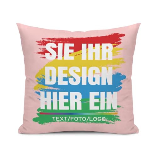 MOSGDBV Personalisierte KissenhüLle Mit Optionaler FüLlung – Mit Text, Namen, Foto Oder Logo Selbst Gestalten – Weicher & Langlebiger Kissenbezug, Personalisierte Geschenk Zum Valentinstag MOSGDBV Personalisierte KissenhüLle Mit Optionaler FüLlung – Mit Text, Namen, Foto Oder Logo Selbst Gestalten – Weicher & Langlebiger Kissenbezug, Personalisierte Geschenk Zum Valentinstag von MOSGDBV