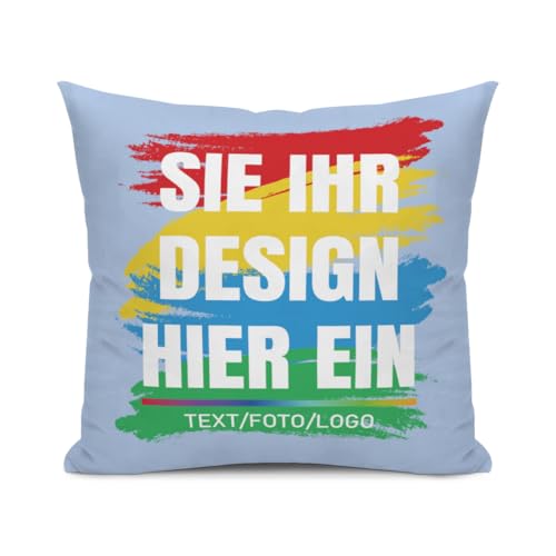 MOSGDBV Personalisierte KissenhüLle Mit Optionaler FüLlung – Mit Text, Namen, Foto Oder Logo Selbst Gestalten – Weicher & Langlebiger Kissenbezug, Personalisierte Geschenk Zum Valentinstag MOSGDBV Personalisierte KissenhüLle Mit Optionaler FüLlung – Mit Text, Namen, Foto Oder Logo Selbst Gestalten – Weicher & Langlebiger Kissenbezug, Personalisierte Geschenk Zum Valentinstag von MOSGDBV