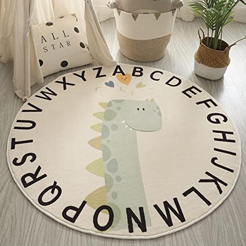 Kinderteppich Rund Waschbare Teppich Groß fürs Babyzimmer Kleinkinderzimmer Wohnzimmer Schlafzimmer Bereich Kinderteppiche Runden Teppiche Flauschige Matte Kinder Schutzmatten Kindermatte 120 cm Kinderteppich Rund Waschbare Teppich Groß fürs Babyzimmer Kleinkinderzimmer Wohnzimmer Schlafzimmer Bereich Kinderteppiche Runden Teppiche Flauschige Matte Kinder Schutzmatten Kindermatte 120 cm von MOSHOINOT