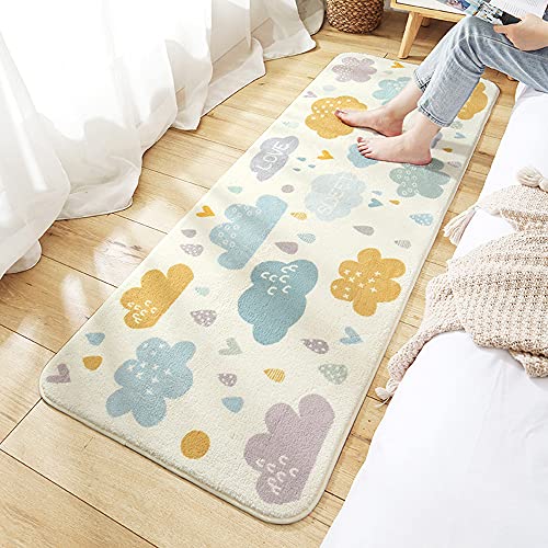 Läufer Teppich Rechteck Runner Modern Kinderteppich Waschbare für Babyzimmer Kleinkinderzimmer Wohnzimmer Schlafzimmer Kinderteppiche Teppiche Flauschige Kinder Schutzmatten Kindermatte 40 x 120 cm von MOSHOINOT