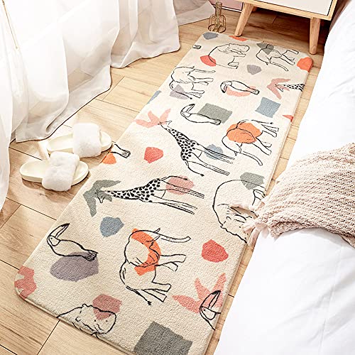 Läufer Teppich Rechteck Runner Modern Kinderteppich Waschbare für Babyzimmer Kleinkinderzimmer Wohnzimmer Schlafzimmer Kinderteppiche Teppiche Flauschige Kinder Schutzmatten Kindermatte 40 x 120 cm von MOSHOINOT