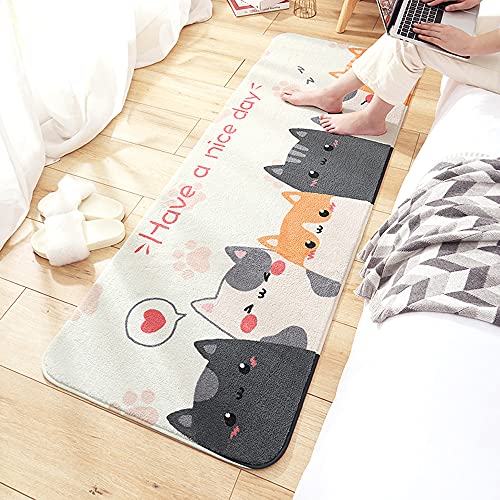 Läufer Teppich Rechteck Runner Modern Kinderteppich Waschbare für Babyzimmer Kleinkinderzimmer Wohnzimmer Schlafzimmer Kinderteppiche Teppiche Flauschige Kinder Schutzmatten Kindermatte 40 x 120 cm von MOSHOINOT