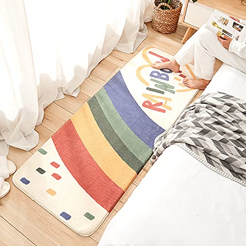 Läufer Teppich Rechteck Runner Modern Kinderteppich Waschbare für Babyzimmer Kleinkinderzimmer Wohnzimmer Schlafzimmer Kinderteppiche Teppiche Flauschige Kinder Schutzmatten Kindermatte 40 x 120 cm von MOSHOINOT