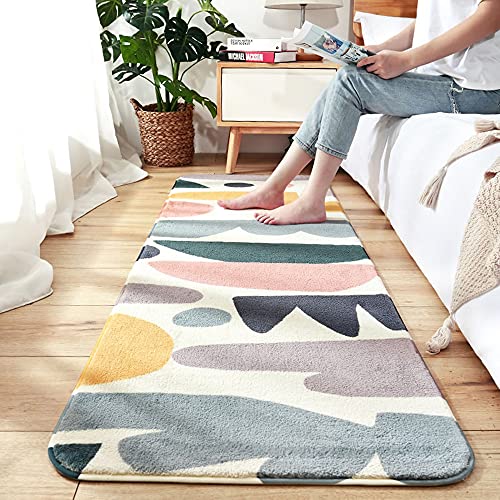 Läufer Teppich Rechteck Runner Modern Kinderteppich Waschbare für Babyzimmer Kleinkinderzimmer Wohnzimmer Schlafzimmer Kinderteppiche Teppiche Flauschige Kinder Schutzmatten Kindermatte 60 x 160 cm von MOSHOINOT