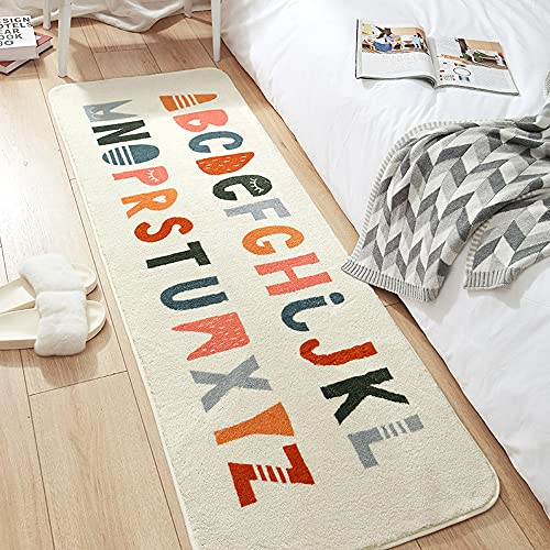 Läufer Teppich Rechteck Runner Modern Kinderteppich Waschbare für Babyzimmer Kleinkinderzimmer Wohnzimmer Schlafzimmer Kinderteppiche Teppiche Flauschige Kinder Schutzmatten Kindermatte 60 x 160 cm von MOSHOINOT