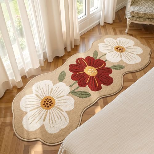MOSHOINOT Läufer Runner Teppich Rechteck Modern Waschbare für Wohnzimmer Schlafzimmer Blumen Teppiche Flauschige Schutzmatten 70 x 160 cm MOSHOINOT Läufer Runner Teppich Rechteck Modern Waschbare für Wohnzimmer Schlafzimmer Blumen Teppiche Flauschige Schutzmatten 70 x 160 cm von MOSHOINOT