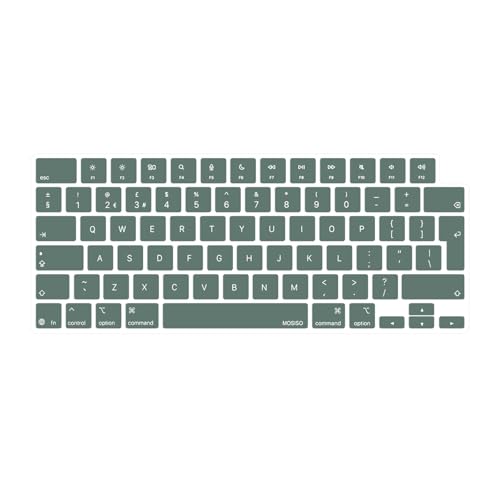 MOSISO Tastaturabdeckung Haut Kompatibel mit MacBook Air 13,6 Zoll 2025 M4 A3240,Kompatibel mit MacBook Air 15 Zoll M4 A3241,EU-Layout Ultra Dünn Tastaturschutz, Mitternacht Grün MOSISO Tastaturabdeckung Haut Kompatibel mit MacBook Air 13,6 Zoll 2025 M4 A3240,Kompatibel mit MacBook Air 15 Zoll M4 A3241,EU-Layout Ultra Dünn Tastaturschutz, Mitternacht Grün von MOSISO