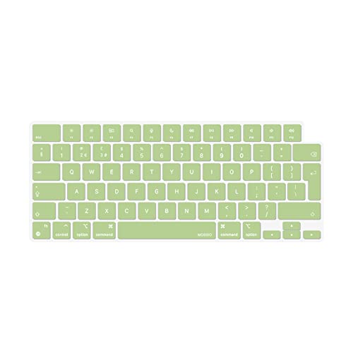 MOSISO Tastaturabdeckung Skin Kompatibel mit MacBook Air 13,6 M3 A3113 M2 A2681 2025-2022, für MacBook Air 15 2025-2023, für Mac Pro 14/16 Zoll M4 M3 M2 M1 2021-2025, EU-Layout,Avocado Grün MOSISO Tastaturabdeckung Skin Kompatibel mit MacBook Air 13,6 M3 A3113 M2 A2681 2025-2022, für MacBook Air 15 2025-2023, für Mac Pro 14/16 Zoll M4 M3 M2 M1 2021-2025, EU-Layout,Avocado Grün von MOSISO