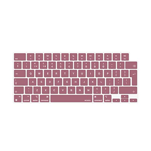 MOSISO Tastaturabdeckung Skin Kompatibel mit MacBook Air 13,6 M3 A3113 M2 A2681 2025-2022, für MacBook Air 15 2025-2023, für Mac Pro 14/16 Zoll M4 M3 M2 M1 2021-2025, EU-Layout,Teeblütenblatt Rosa MOSISO Tastaturabdeckung Skin Kompatibel mit MacBook Air 13,6 M3 A3113 M2 A2681 2025-2022, für MacBook Air 15 2025-2023, für Mac Pro 14/16 Zoll M4 M3 M2 M1 2021-2025, EU-Layout,Teeblütenblatt Rosa von MOSISO