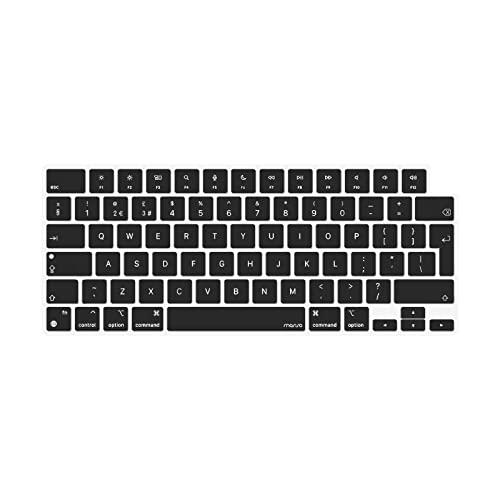 MOSISO Tastaturabdeckung Skin Kompatibel mit MacBook Air 13,6 M3 A3113 M2 A2681 2025-2022, für MacBook Air 15 2025-2023, für Mac Pro 14/16 Zoll M4 M3 M2 M1 2021-2025, EU-Layout,Schwarz MOSISO Tastaturabdeckung Skin Kompatibel mit MacBook Air 13,6 M3 A3113 M2 A2681 2025-2022, für MacBook Air 15 2025-2023, für Mac Pro 14/16 Zoll M4 M3 M2 M1 2021-2025, EU-Layout,Schwarz von MOSISO