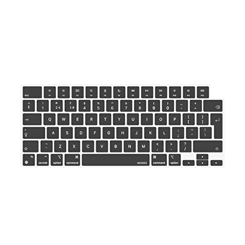 MOSISO Tastaturabdeckung Skin Kompatibel mit MacBook Air 13,6 M3 A3113 M2 A2681 2025-2022, für MacBook Air 15 2025-2023, für Mac Pro 14/16 Zoll M4 M3 M2 M1 2021-2025, EU-Layout,Space Grau MOSISO Tastaturabdeckung Skin Kompatibel mit MacBook Air 13,6 M3 A3113 M2 A2681 2025-2022, für MacBook Air 15 2025-2023, für Mac Pro 14/16 Zoll M4 M3 M2 M1 2021-2025, EU-Layout,Space Grau von MOSISO