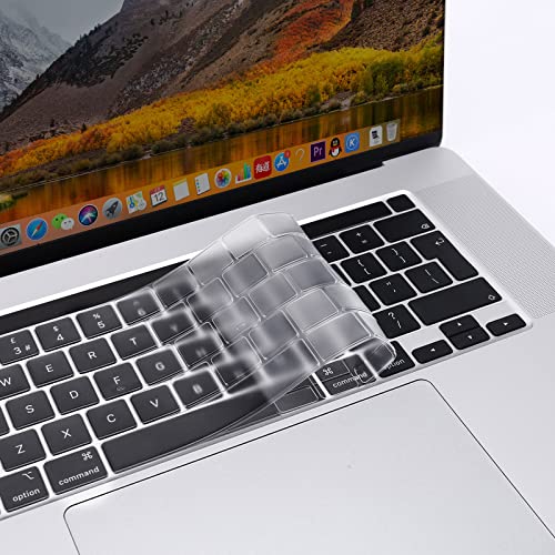 MOSISO Ultradünne TPU Tastaturschutz Kompatibel mit MacBook Pro 13 Zoll 2024-2020 M2 M1 A2338 A2289 A2251 & Pro 16 Zoll A2141 Retina Touch ID 2020 2019, Weicher Hautschutz, Transparent MOSISO Ultradünne TPU Tastaturschutz Kompatibel mit MacBook Pro 13 Zoll 2024-2020 M2 M1 A2338 A2289 A2251 & Pro 16 Zoll A2141 Retina Touch ID 2020 2019, Weicher Hautschutz, Transparent von MOSISO