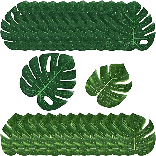 MOSNOW 24 Stück große Größe Tropische Blätter Deko Künstlich Palmenblätter Deko Tropischen Pflanze Deko für Valentinstag Hawaiian Monstera Pflanze MOSNOW 24 Stück große Größe Tropische Blätter Deko Künstlich Palmenblätter Deko Tropischen Pflanze Deko für Valentinstag Hawaiian Monstera Pflanze von MOSNOW