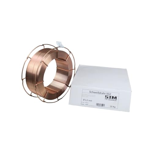 Schutzgas Schweißdraht Stahldraht SG2 1,2 mm CO2 G3Si1 MIG/MAG K300 (15 Kg) von MOST
