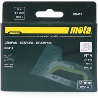 EDM - Heftklammern Nummer 4, 12mm, 1000 Stück Mota Werkzeuge 89085 von EDM