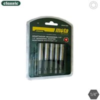 Mota Herramientas - Pack 5 magnetische Sechskantadapter 1-4 10x60 5St. bam1060 Fleck von MOTA HERRAMIENTAS