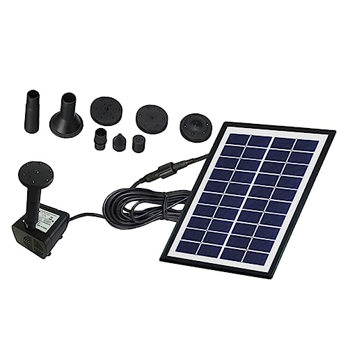 MOTHNUR 1 Satz Solarbetriebene Miniatur Gartenbrunnen für Außen Floating Fountain für Teich Vogelbad und Garten Energieeffiziente Wasserzirkulation ohne Kabel Schwarz MOTHNUR 1 Satz Solarbetriebene Miniatur Gartenbrunnen für Außen Floating Fountain für Teich Vogelbad und Garten Energieeffiziente Wasserzirkulation ohne Kabel Schwarz von MOTHNUR