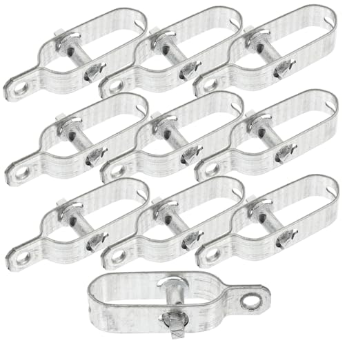 MOTHNUR 10 Stück Heavy Duty Drahtspanner Teiliges Stahlseil Spannset aus Eisen für Zaun Maschendraht Wäscheleine Robuster Leichter Spannmechanismus zum Einfachen Anziehen und Sichern von von MOTHNUR