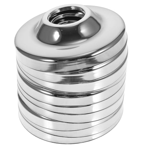 MOTHNUR 10 Stück Teiliges Edelstahl Deko abdeckset für Wasserhahn und Mischventil Rostfreie Verstärkte Rohrblenden zur Lochabdeckung und Optischen Aufwertung für Badarmaturen Geeignet von MOTHNUR