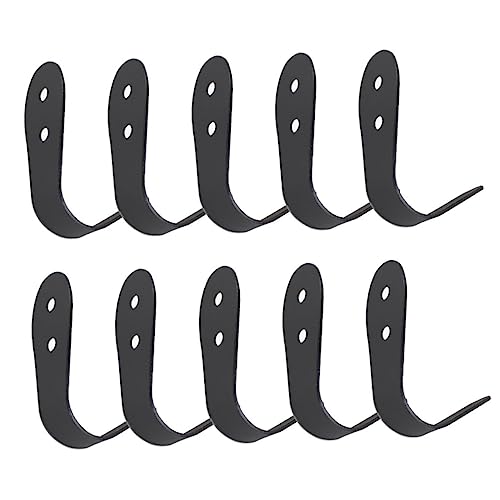 MOTHNUR 10 Stück Teiliges Edelstahl Wandhaken Schwarz Stabile Wandmontage Hoher Tragkraft Kleiderhaken für Mäntel Hüte Schlüssel und Handtücher Einfache Installation Vielseitig für MOTHNUR 10 Stück Teiliges Edelstahl Wandhaken Schwarz Stabile Wandmontage Hoher Tragkraft Kleiderhaken für Mäntel Hüte Schlüssel und Handtücher Einfache Installation Vielseitig für von MOTHNUR
