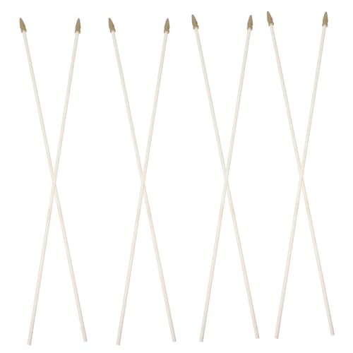 MOTHNUR 10 Stück Teiliges Holzstäbe Fahnenmast Ersatzstäbe Glatte Oberfläche Sicher und Leicht Handschwenkbar für Nationale und Werbefahnen Zuhause und Unterwegs von MOTHNUR