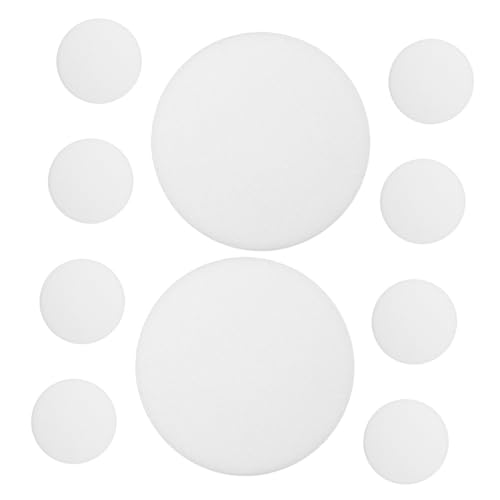 MOTHNUR 10 Stück Teiliges LED Deckenlampenschirm- Blendfrei Rund Kompatibel mit Einbau Spotleuchten Einfache Montage Optisches Design Visuelle Ermüdung für Büro und Zuhause von MOTHNUR