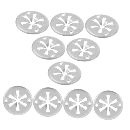 MOTHNUR 10 Stück Teiliges Metall Hitzeschutz Befestigungsklammern mit Sicherungsscheiben Hitzebeständig Schnelle Montage für Auto Industrie und Heim Langlebig und Stabil von MOTHNUR