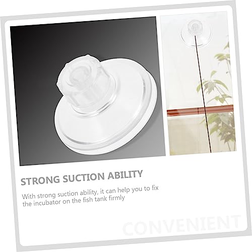 MOTHNUR 10 Stück Teiliges Saugnäpfe mit Gewindeschraube aus Abs PVC Transparente Halter für Aquarium Glasflächen Hohe Robust und Vielseitig für Fenster und Dekorationen von MOTHNUR