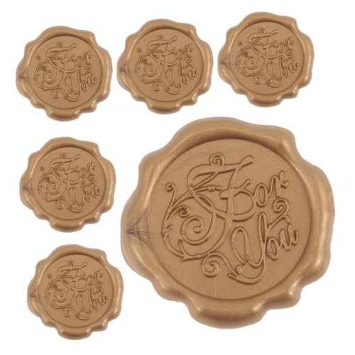 MOTHNUR 10 Stück Teiliges Wachssiegel Aufkleber Retro Stil Selbstklebend Briefumschlag Siegelsticker für Hochzeit Einladungen Geschenkverpackung Dekoration von MOTHNUR
