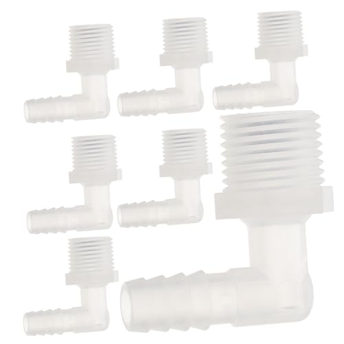MOTHNUR 10 Stück Teiliges Winkel Schlauchadapter aus Langlebigem Material mit Dichtem Innengewinde Zuverlässiger Abdichtung Kompakt und Leicht Geeignet für Industrie Pharma Labor MOTHNUR 10 Stück Teiliges Winkel Schlauchadapter aus Langlebigem Material mit Dichtem Innengewinde Zuverlässiger Abdichtung Kompakt und Leicht Geeignet für Industrie Pharma Labor von MOTHNUR
