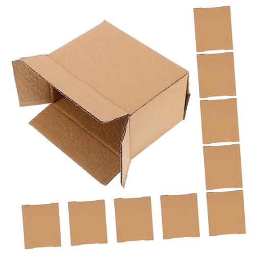 MOTHNUR 10 Stück Wellpapp Versandkartons Stabile Wiederverwendbare Faltkartons ohne Klebeband für Umzug Lagerung Kleine Pakete Sichere Karton Verpackung für Versand und Aufbewahrung MOTHNUR 10 Stück Wellpapp Versandkartons Stabile Wiederverwendbare Faltkartons ohne Klebeband für Umzug Lagerung Kleine Pakete Sichere Karton Verpackung für Versand und Aufbewahrung von MOTHNUR