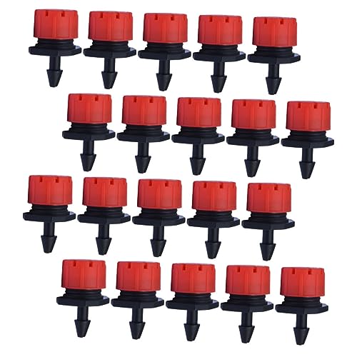 MOTHNUR 100 Stück Einstellbarer Bewässerungsdüsen mit Löchern Langlebige Sprinkler für Garten Hochbeete und Rasenbewässerung Wassersparendes Tropfbewässerungssystem von MOTHNUR