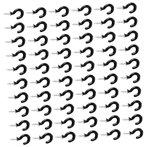 MOTHNUR 100 Stück Schraubhaken mit Kunststoffbeschichtung Einschraubhaken für Deckenmontage Vielseitige Tassen Lampenhaken Rostfreie Metallhaken für Innen Außenbereich Wiederverwendbar MOTHNUR 100 Stück Schraubhaken mit Kunststoffbeschichtung Einschraubhaken für Deckenmontage Vielseitige Tassen Lampenhaken Rostfreie Metallhaken für Innen Außenbereich Wiederverwendbar von MOTHNUR