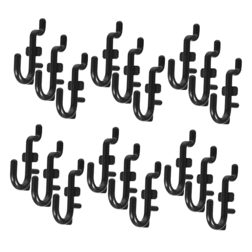 MOTHNUR 100 Stück Teiliges Pegboard Zubehör aus Robustem Kunststoff Lochwand Haken für Werkzeughalter Hammer und Bohrerhalter Vielseitig für Garage und Küche Schwarz MOTHNUR 100 Stück Teiliges Pegboard Zubehör aus Robustem Kunststoff Lochwand Haken für Werkzeughalter Hammer und Bohrerhalter Vielseitig für Garage und Küche Schwarz von MOTHNUR