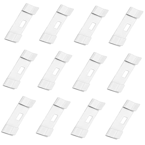 MOTHNUR 12 Stück Teiliges Weiße Metall Reparaturclips für Vertikale Jalousien Verstärkte Lamellenhalter zur Einfachen Befestigung und Reparatur Beschädigter Vertikal lamellen MOTHNUR 12 Stück Teiliges Weiße Metall Reparaturclips für Vertikale Jalousien Verstärkte Lamellenhalter zur Einfachen Befestigung und Reparatur Beschädigter Vertikal lamellen von MOTHNUR