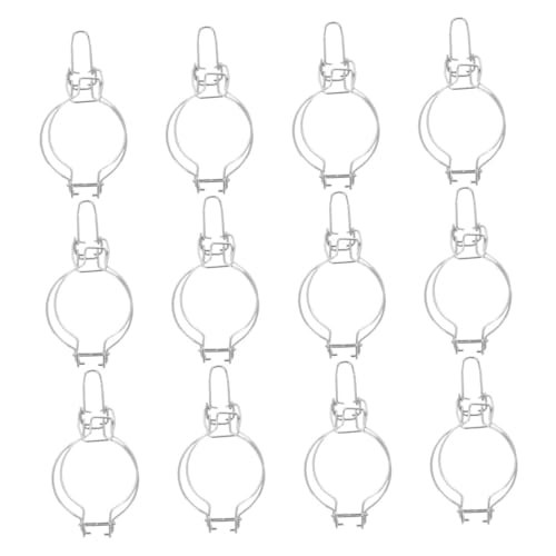 MOTHNUR 12stücke Teiliges Edelstahl-drahtklemmen Für Weithals-gläser Einmachglas-zubehör Mit Einzigartigem Federdesign Praktisch Für Küchenaufbewahrung Und Lebensmittelkonservierung von MOTHNUR