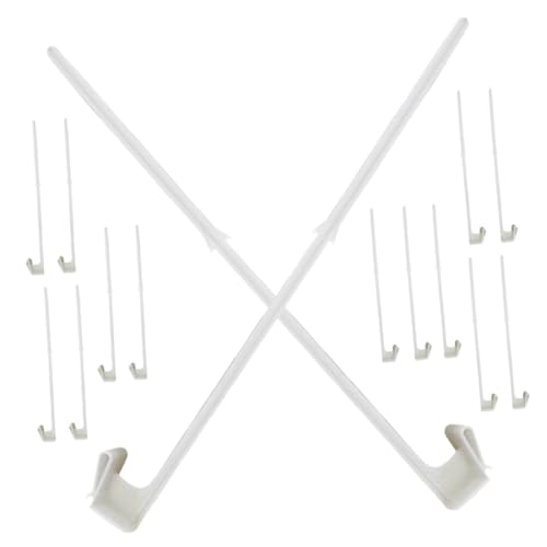 MOTHNUR 15 Stück Teiliges Fahnenmast Autofenster Stabiler Verschleißfester Fahrzeug flaggenhalter mit Clip Design Einfach zu Montieren Wetterbeständig Leicht und Platzsparend ohne Fahne von MOTHNUR