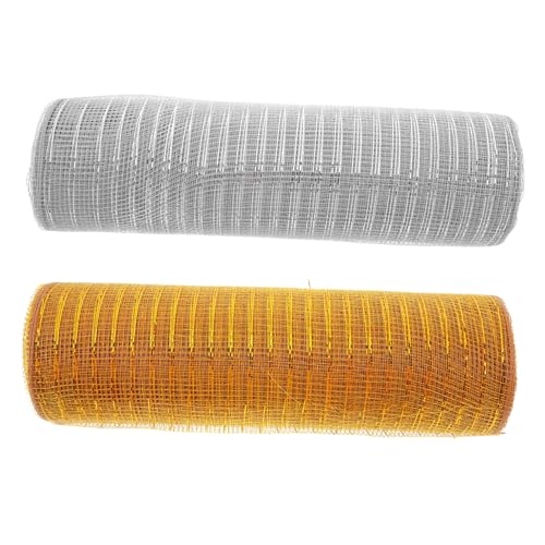 MOTHNUR 2 Rollen Dekoratives Netzband für Kranz Bastelarbeiten Yards Kunststoff Mesh für DIY Frühlings und Sommerprojekte Leicht und Langlebig MOTHNUR 2 Rollen Dekoratives Netzband für Kranz Bastelarbeiten Yards Kunststoff Mesh für DIY Frühlings und Sommerprojekte Leicht und Langlebig von MOTHNUR