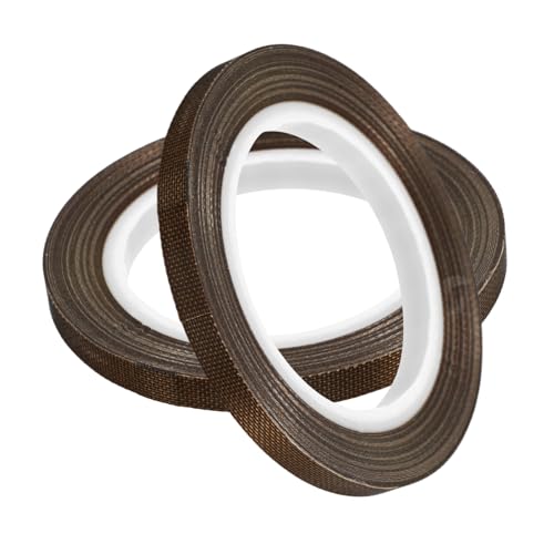 MOTHNUR 2 Rollen Hochtemperaturbeständiges Ptfe Dichtband Isolierband für Vakuumierer Sealer Schutz vor Hitze und Abrieb Langlebiges Klebeband für Sichere Versiegelung von MOTHNUR